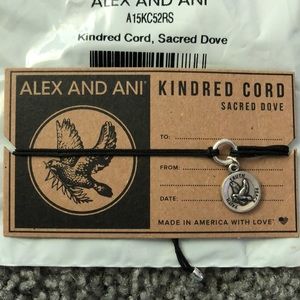 Alex and Ani Kindred Cord Dove Bracelet NWT